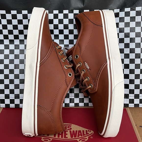 Vans Atwood Leather Brown/Marshmallow Men’s sneakers - Picture 12 of 16